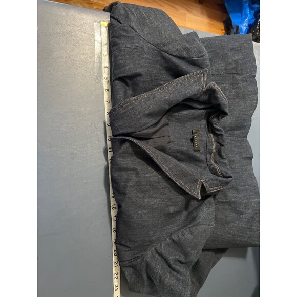 Talbots  Denim Blazer Jacket Size 16 Gold Button Detail  Business Office Career - Picture 11 of 12